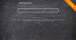 Desktop Screenshot of halotransport.com