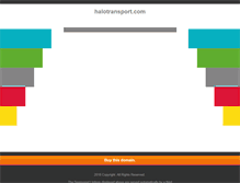 Tablet Screenshot of halotransport.com